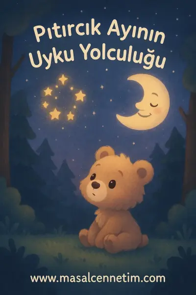 Pıtırcık Ayının Uyku Yolculuğu Masal (5 Dakika)